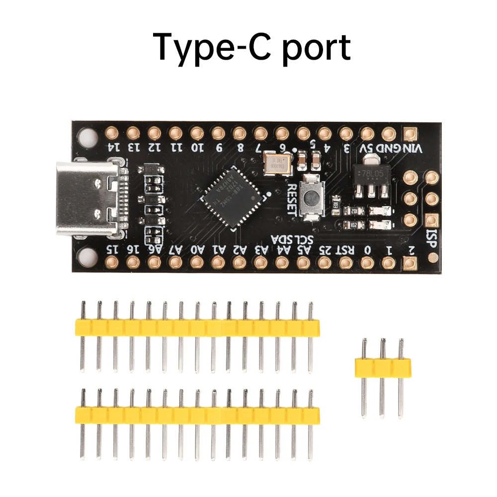 Placa de desenvolvimento attiny88 16mhz digispark placa de expansão compatível com nanov3.0 módulo de placa melhorada micro usb tipo-c