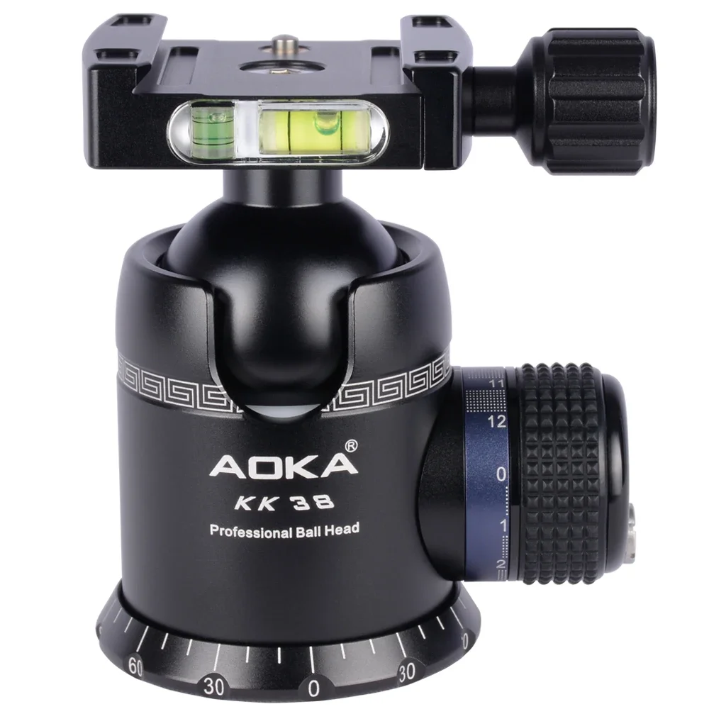 Cabeça esférica para tripé de câmera profissional