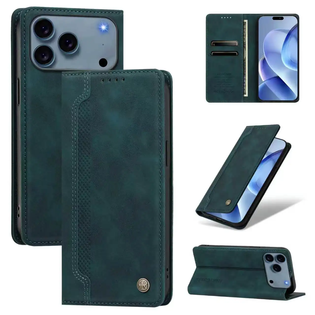 Ultra thin Flip Leather Case for ZTE Blade V80 Vita V70 Pro V60 V50 V40S Axon 60 Lite 40 SE Magnetic Closed Wallet 2 Cards Cover