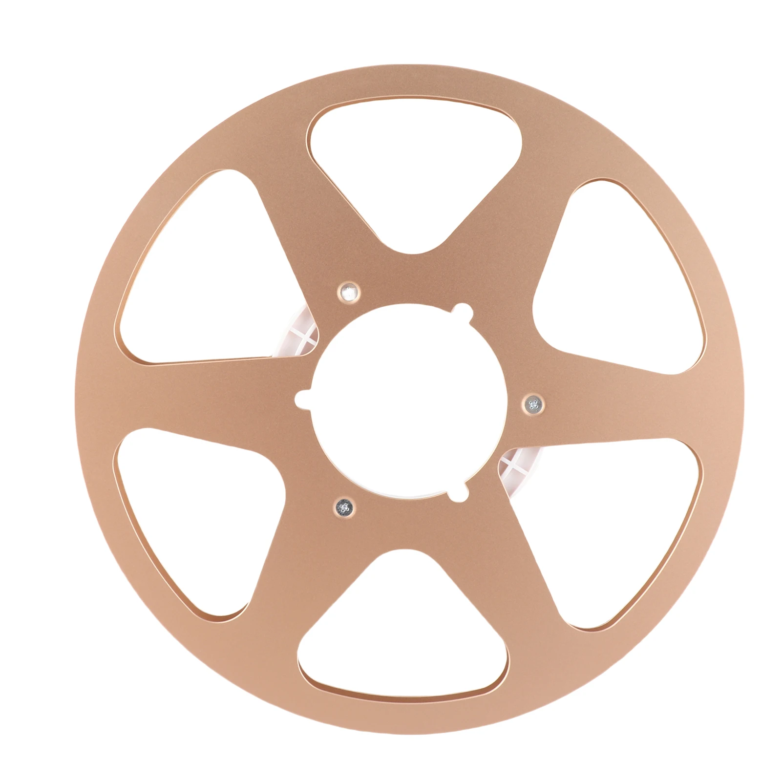 1/4 10.5 بوصة بكرة الشريط الفارغة سبائك الألومنيوم 6 حفرة آلة فتح عالمية جزء بكرة تناول فارغة لـ REVOX Studer #6