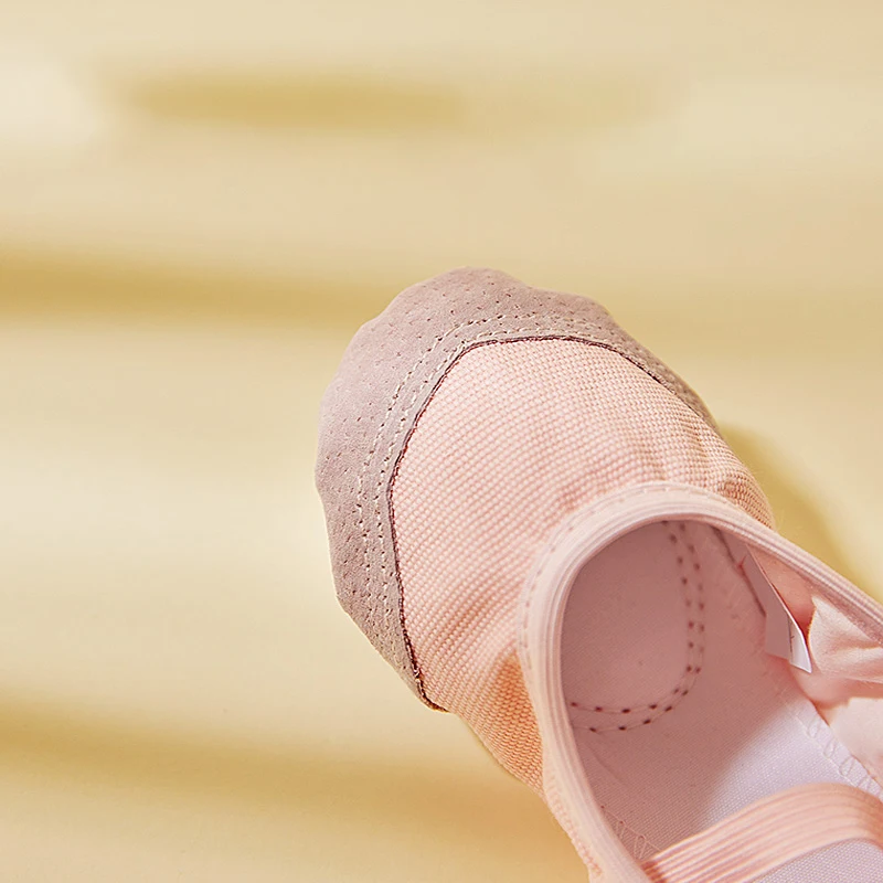 Hoge Kwaliteit Vrouw Zachte Platte Leraar Kinderen Leren Balletschoenen Voor Meisjes