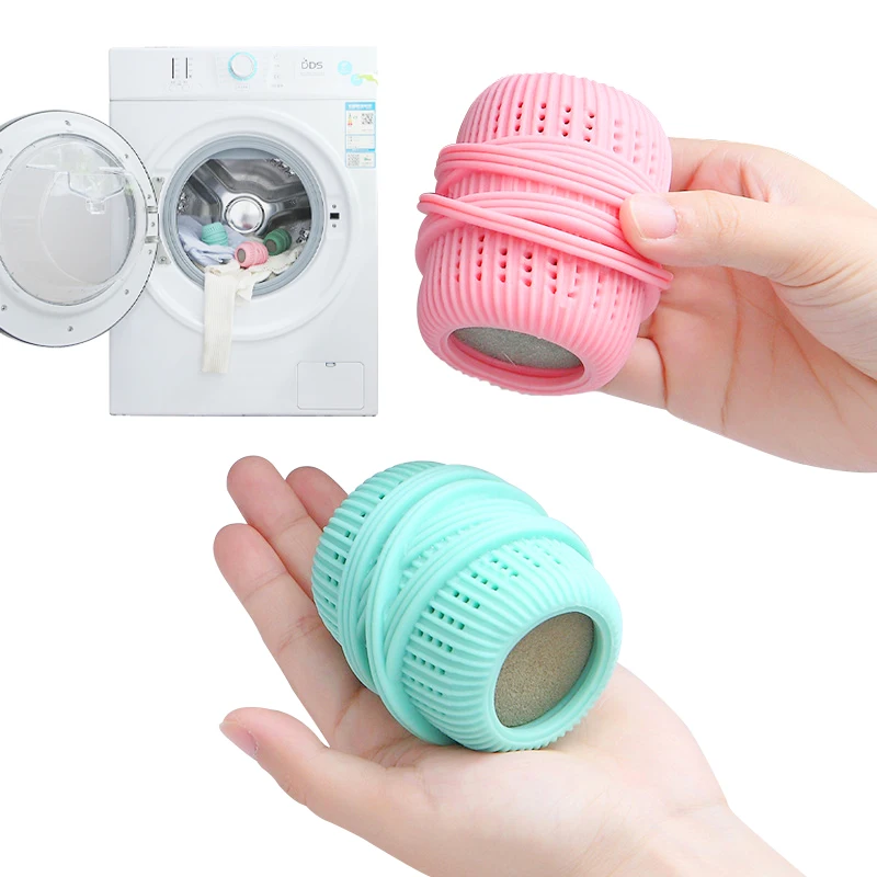 Magic Laundry Ball Silicone Reusable Clothes Hair Cleaning Tool Pet Hair Remover Washing Machine Cat Hair Catcher Laundry Ball