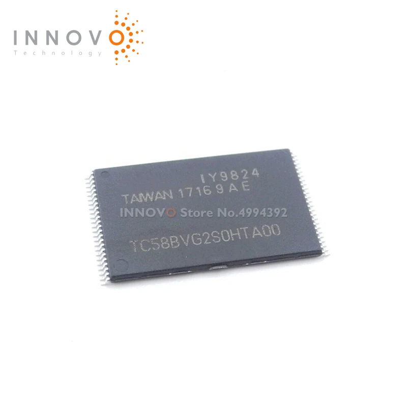 

1PCS/LOT TC58BVG2S0HTA00 FLASH - NAND (SLC) Memory IC 4Gbit Parallel 25 ns 48-TSOP I