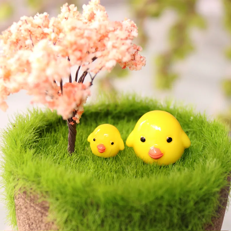 Mini Owl Figurine Crafts Miniatures Resin Owl Ornament Family Micro Landscape Decoration Figurines For Home Decor Owl Accessorie