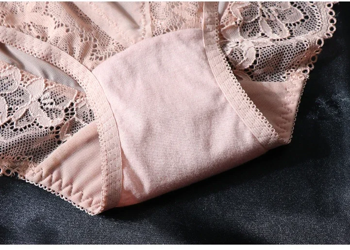 Plus Size Lace Underwear for Women Sexy Panties Mentrual Panties Underwear Women Ropa Interior Femenina