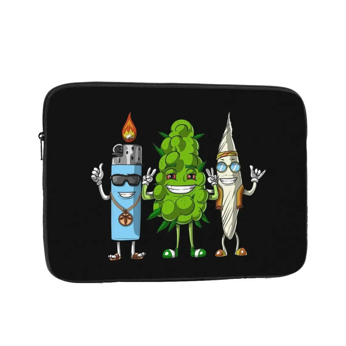 Weed Bud Joint Lighter Notebook Laptop Bag Case Pouch 10 12 13 15 17 Inch Notebook Sleeve Cover Bag Tablet Shockproof Case Bag