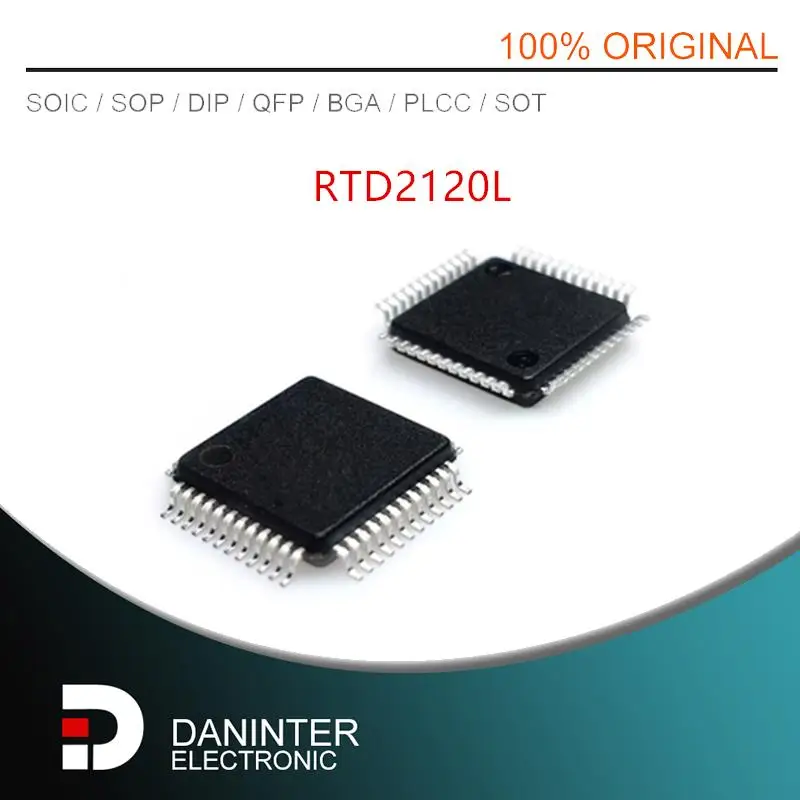 

10 шт./партия, новые модели RTD2120L STM32F100C4T6B STM32F100 C4T6B ALC662