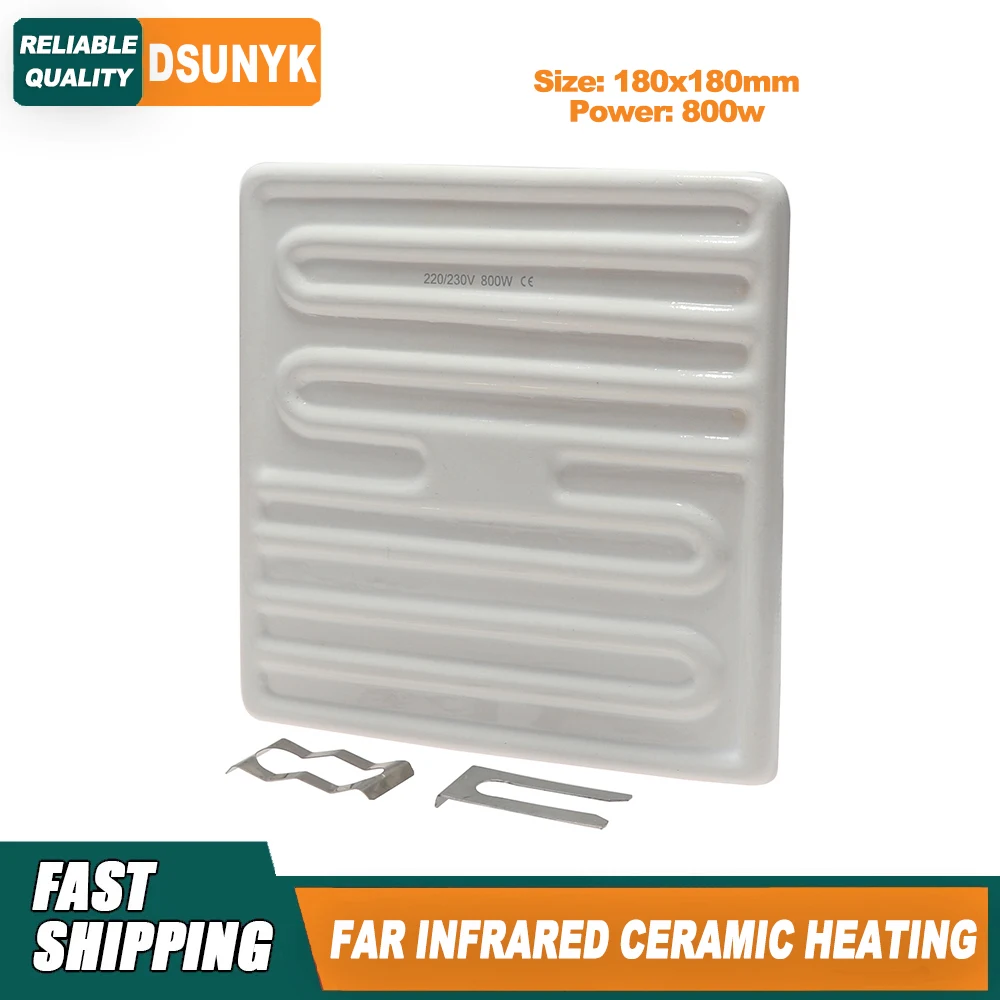 Heating Plate Far Infrared Ceramic Heating Brick BGA Rework Station Dedicated 180 * 180MM 800W 110V/220V Bottom Heating Boards