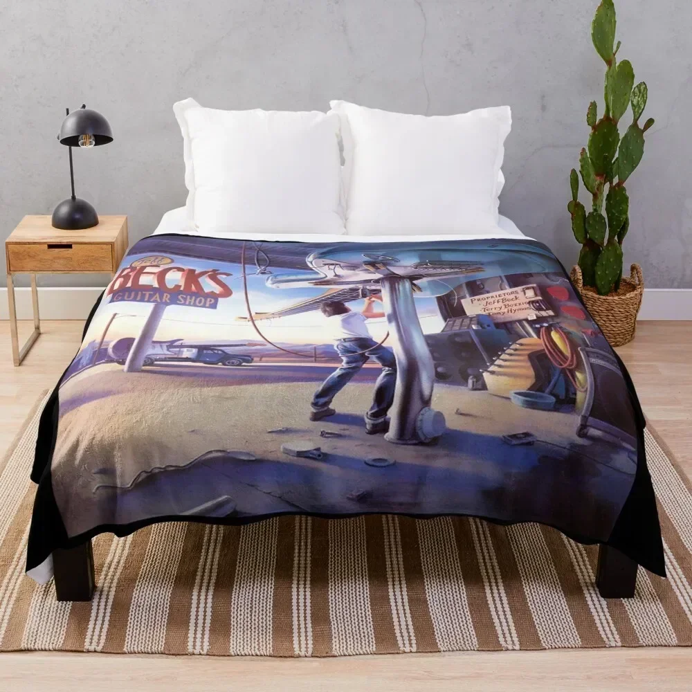 

Jeff beck Jeff becks guitar shop Throw Blanket Beach Cute Plaid Sofa Quilt Luxury Throw Blankets