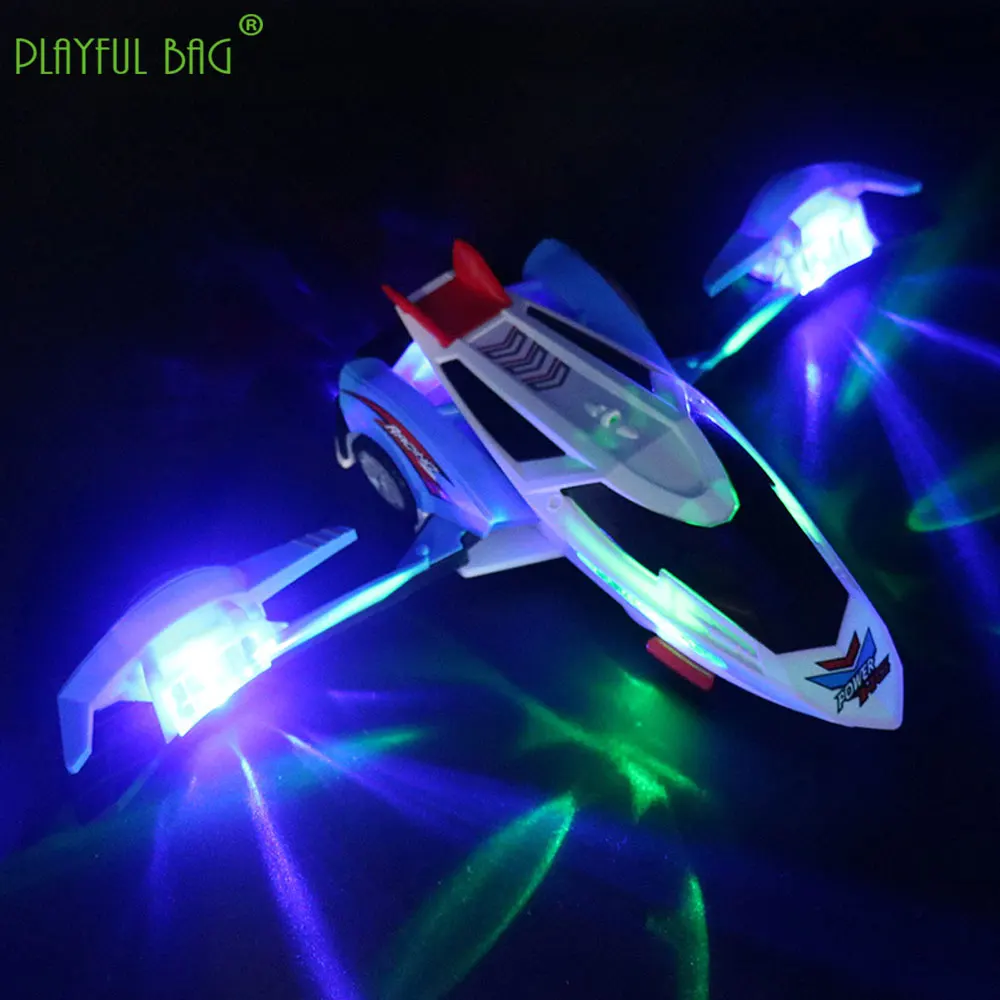 Vehículo de conducción eléctrico Universal, iluminación musical, vehículo de transformación giratorio para acrobacias, juguetes para niños, regalos de navidad VG217