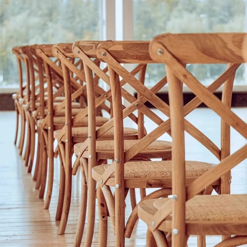 Легкий роскошный обеденный стул в американском минималистском стиле, домашний современный простой стул со спинкой Hermoso Y Elegante, мебель для столовой