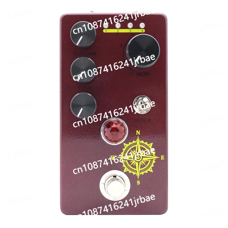 Roller Compressor Guitar Pedal 4 Modes Compress Effect with Sustain/Blend/Level/Tone Button Metal True Bypass