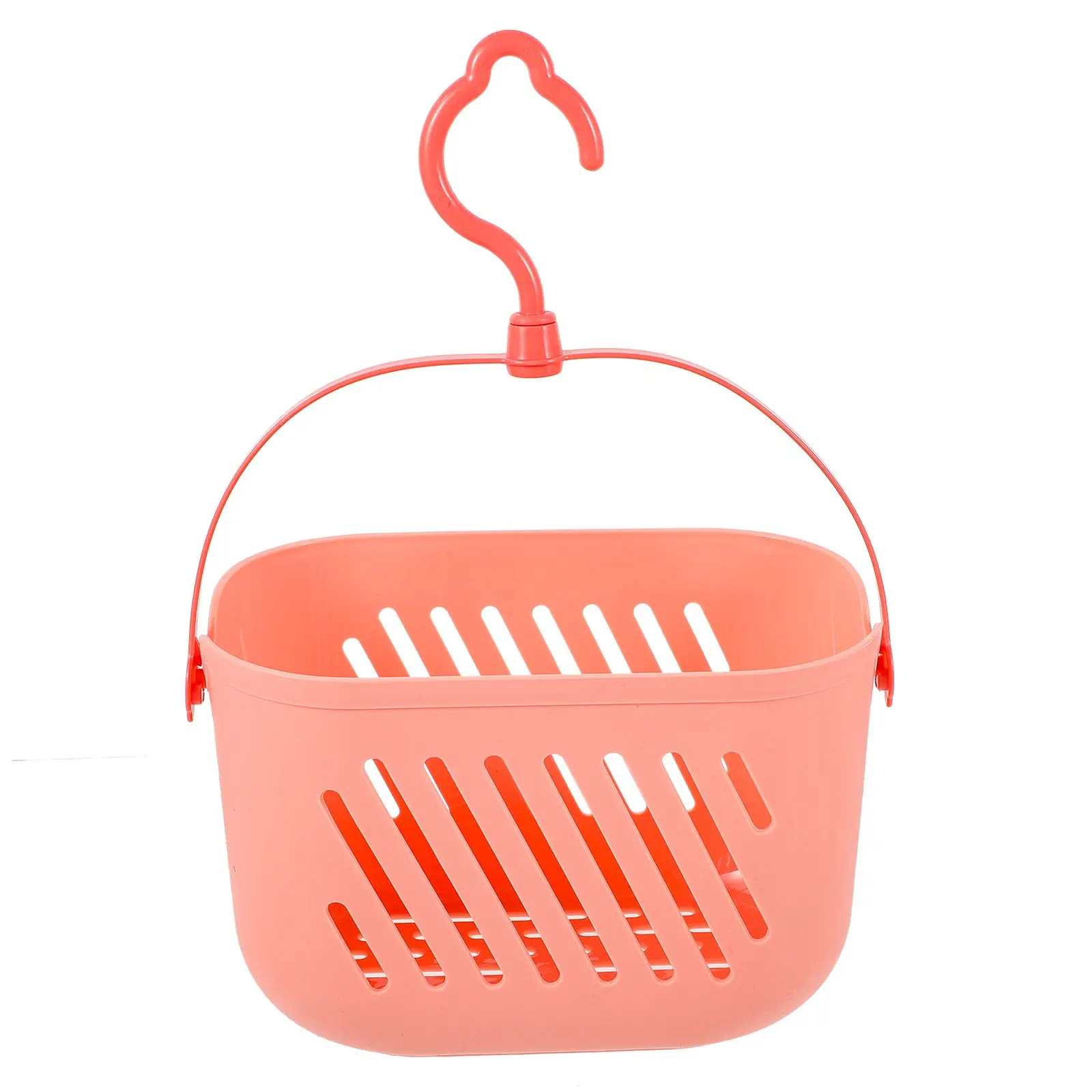 

Bathroom Storage Basket Pink Hanging Shower Basket for Organizing Bathing Supplies Toiletries Cosmetics Towels Small Items