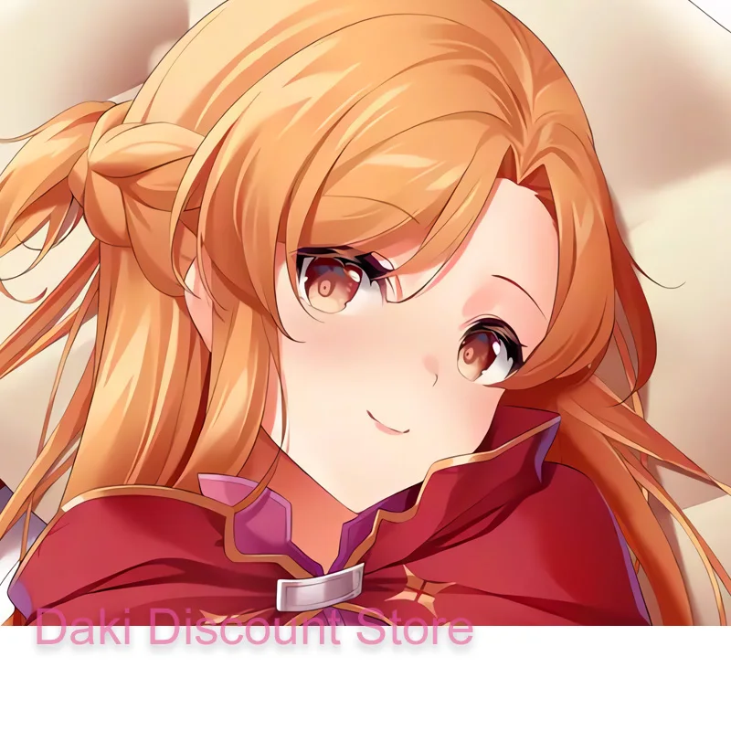 Dakimakura Asuna Anime Double-sided Print 2WAY Life-size Pillowcase Gift Body Pillow Cover