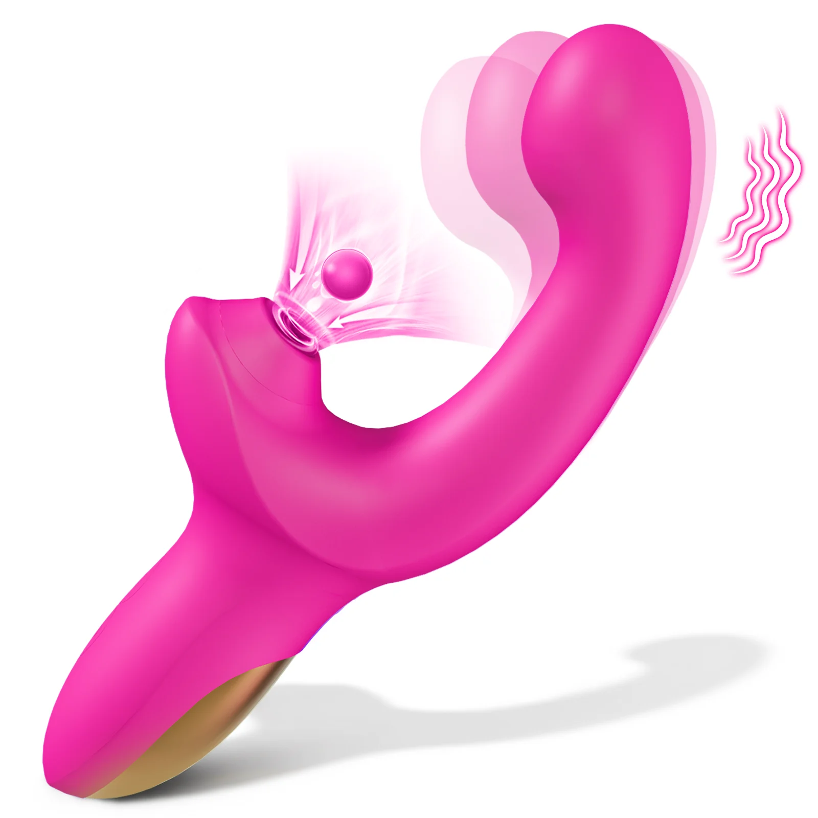 Powerful 20 Speeds Dildo Vibrator Female Clit Sucker Vacuum Clitoris Stimulator Adults Goods Finger Wiggling Sex Toy for Women