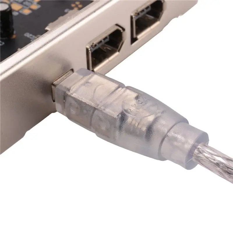 Stylish-2X 3 Port IEEE 1394 Firewire Card PCI Firewire Adapter IEEE 1394 PCI Controller Card For Desktop PC