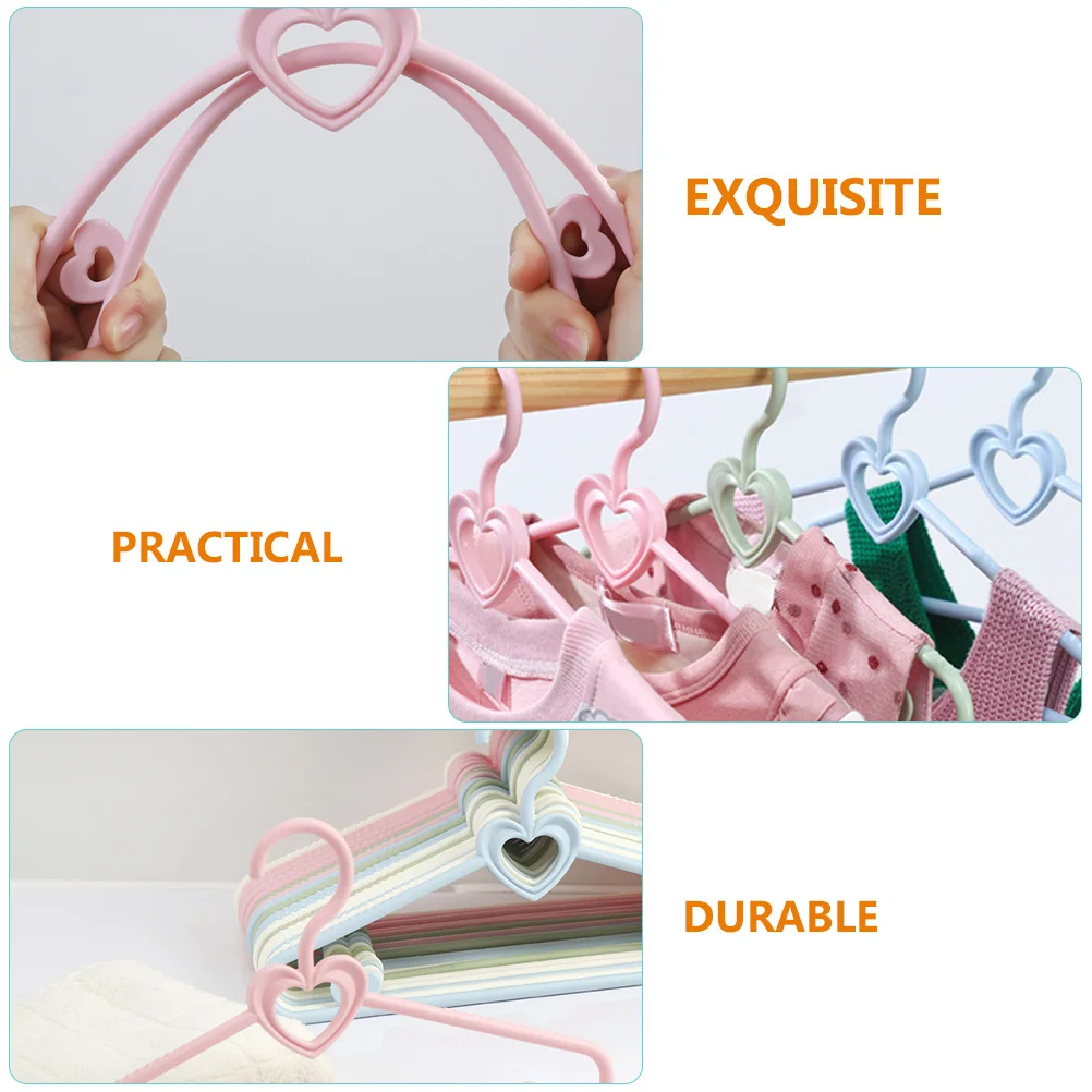 

20pcs Baby Toddler Clothes Hangers Kids Closet Hangers Heavy Duty Space Saving Foldable Infant Clothes Hanger Storage Rack For