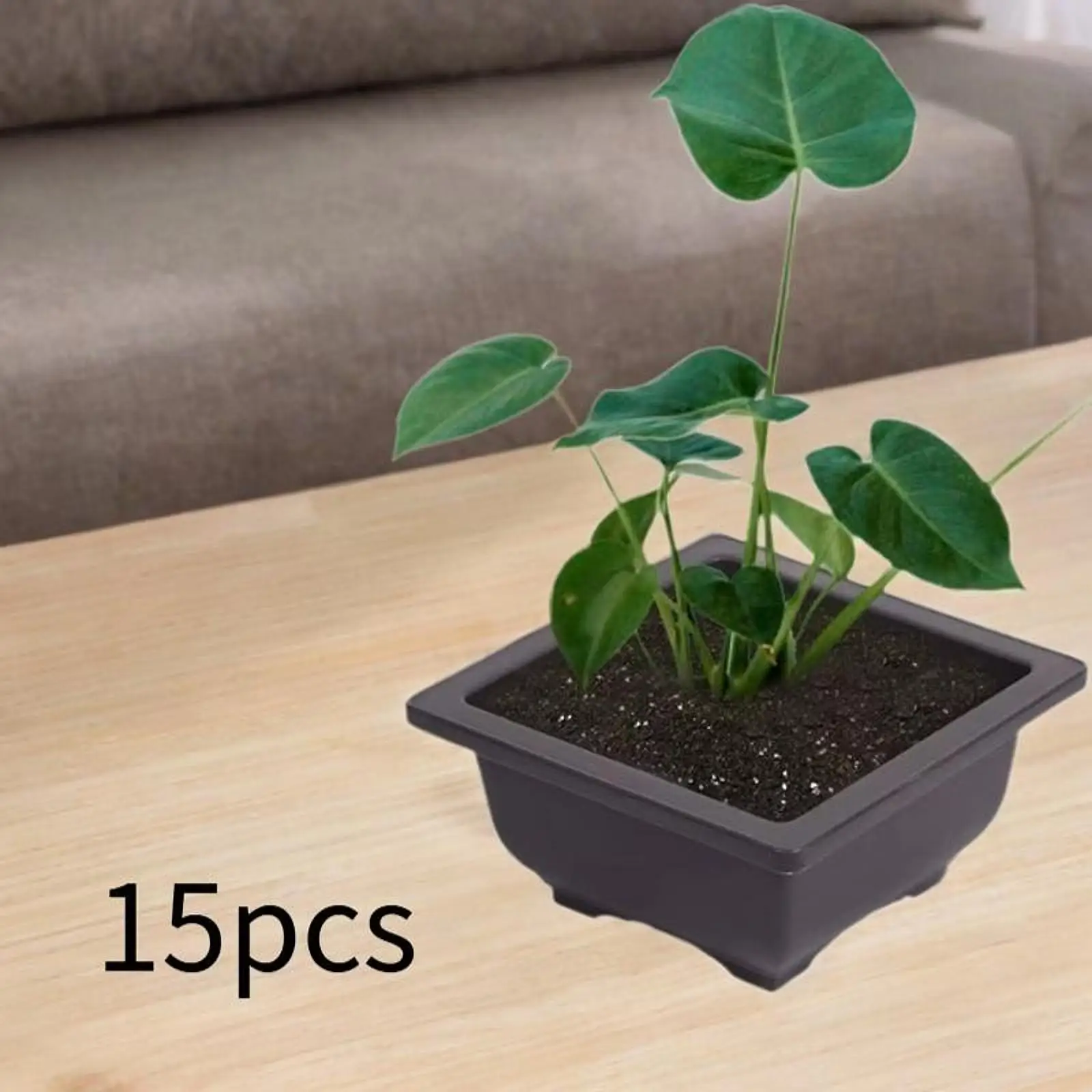 

15 Pieces Flower Pots Planting Gardening Multifunctional Flowerpots Plant Pots for Indoor Outdoor Garden Patio Courtyard Balcony