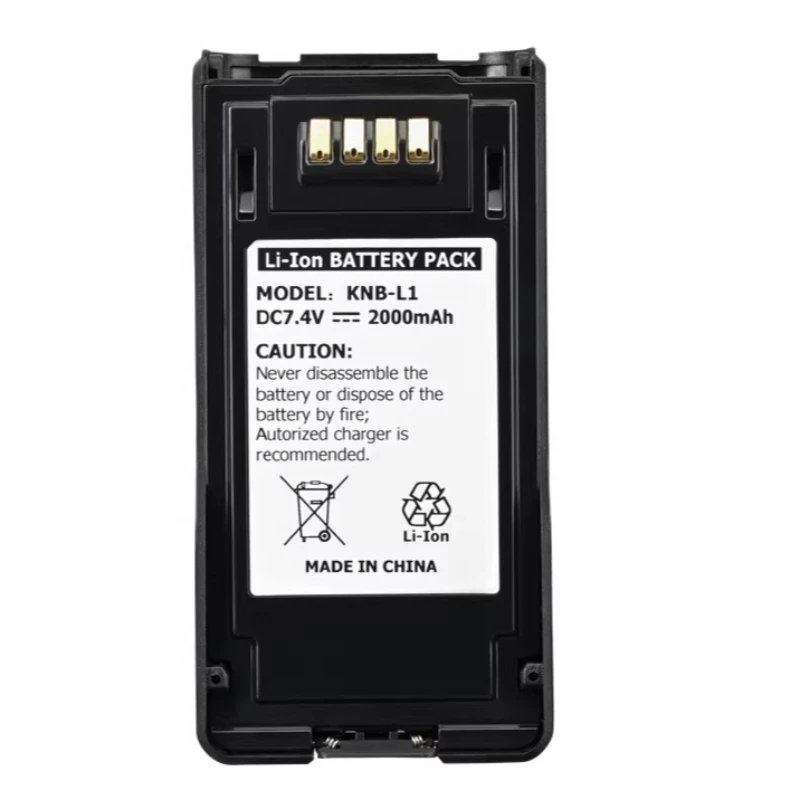 Newest KNB-L1 7.4V 2000mAh Rechargeable Battery for Kenwood NX-5000 NX-5200 NX-5300 NX-5400 High Quality Walkie-talkie Battery
