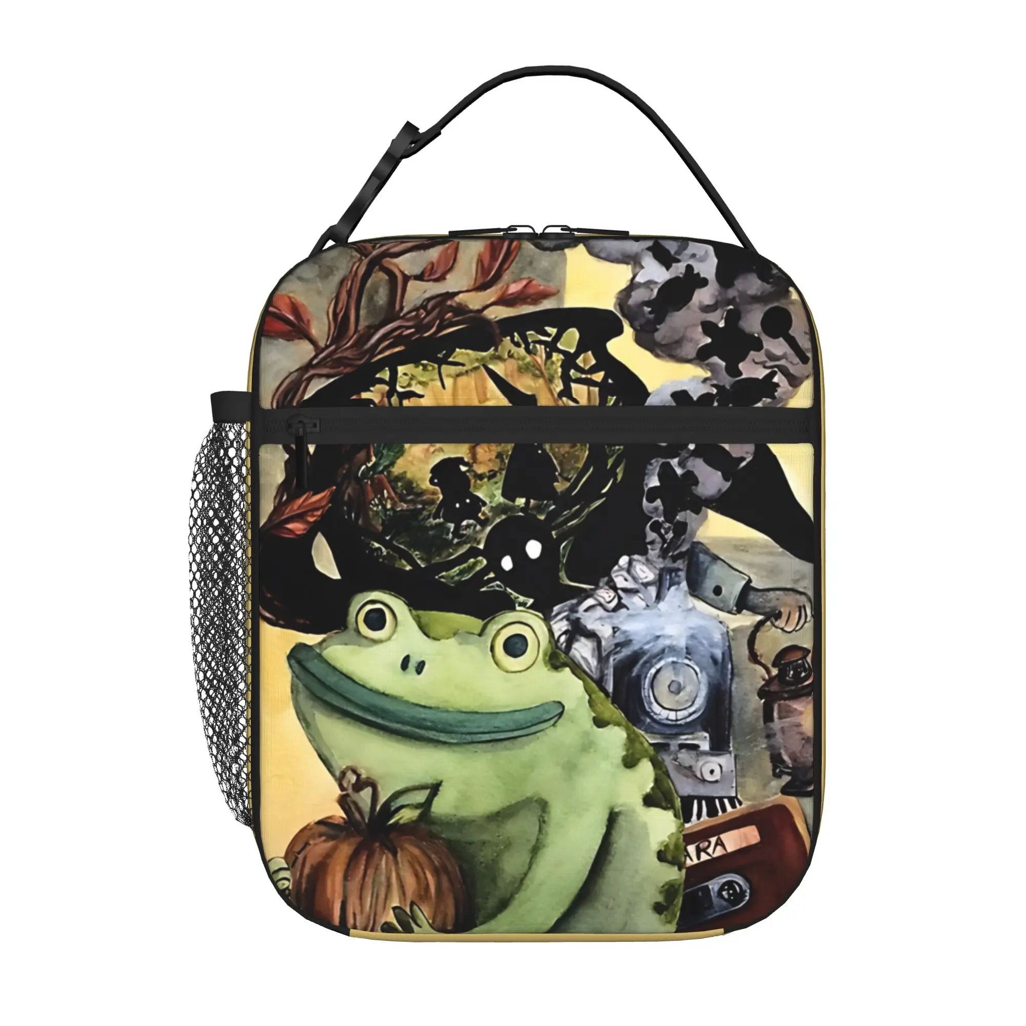 1 Piece For Students Food Container dark forest Portable Pocket OTGW Zipper Closure Aluminum Foil Food Pouch For Travel