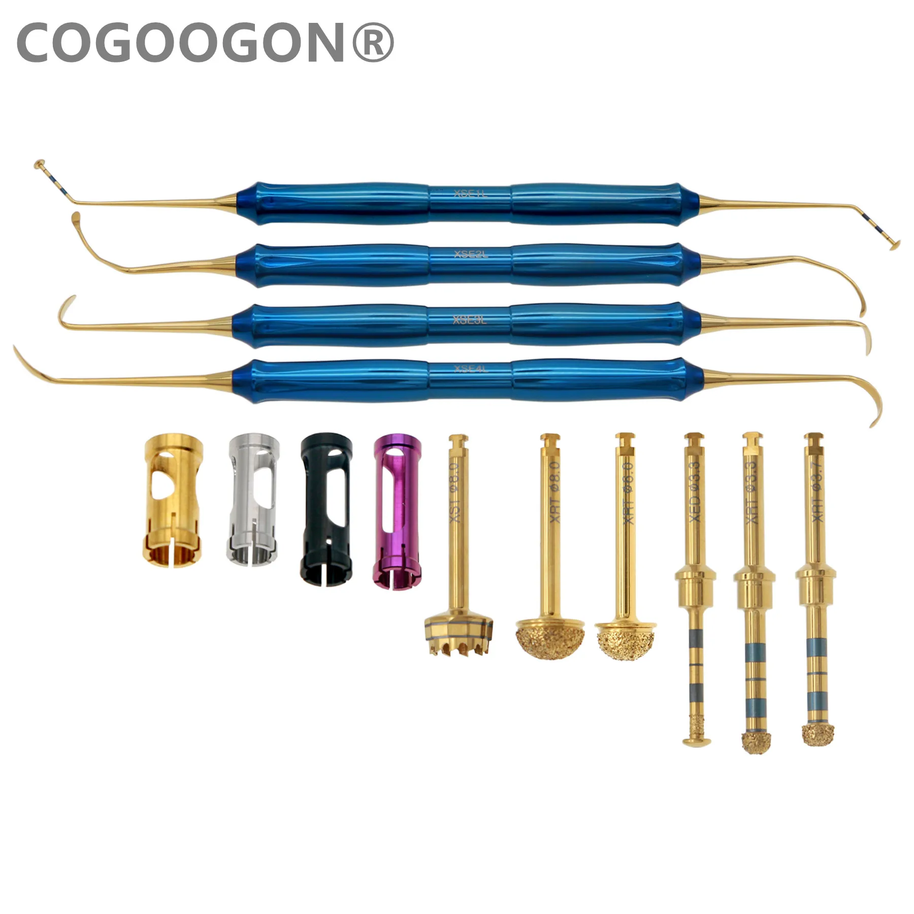 COGOOGON Advanced Sinus Kit Dental Implant Drills Stoppers Sinus Lifting Elevation Hand Instruments Surgical Tools