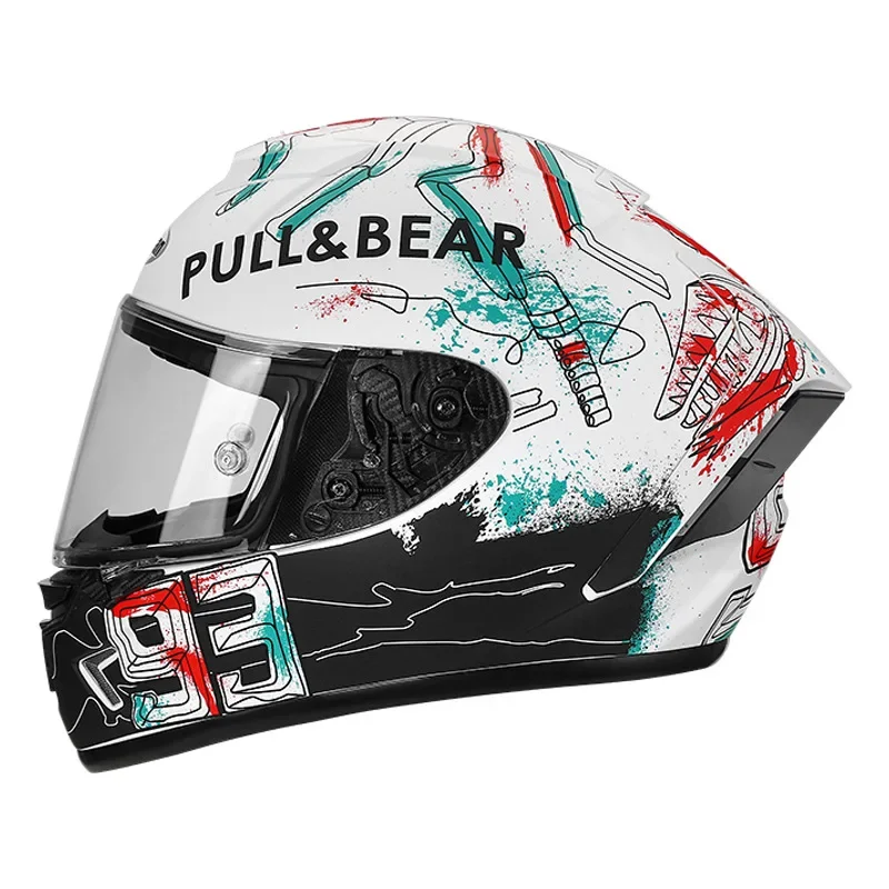 57-60CM Universal Nuoman NM-168 Motorcycle Riding Helmet Men Electric Scooter Safety Full Helm Adults Four Seasons Women