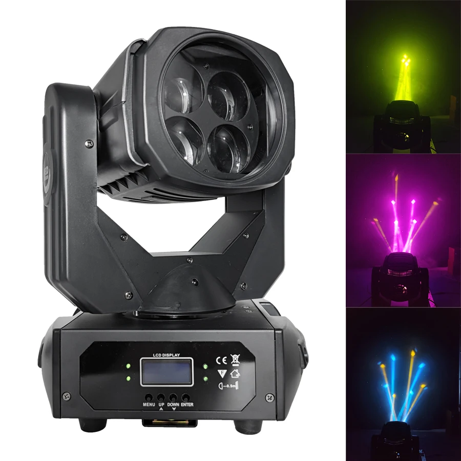 

EKZ LED moving light super beam 4X25W DMX moving head 100W perfect effect stage lighting for Dj disco party