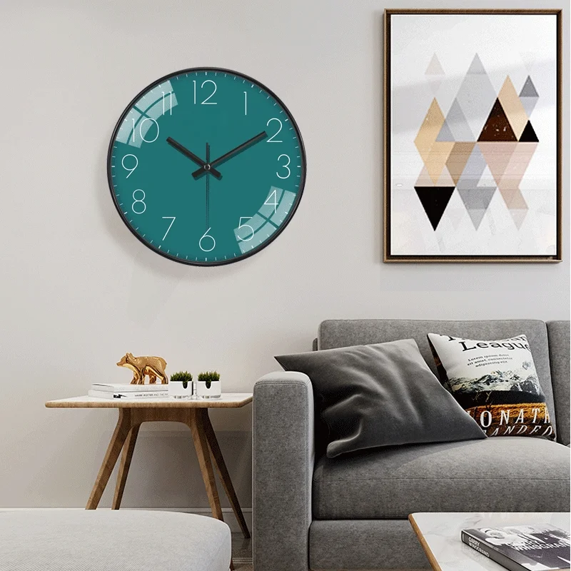 New Quartz Wall Clock For Living Room Fashion Creative Clock Light Luxury Decoration For Bedroom Nordic Simple Silent Clock