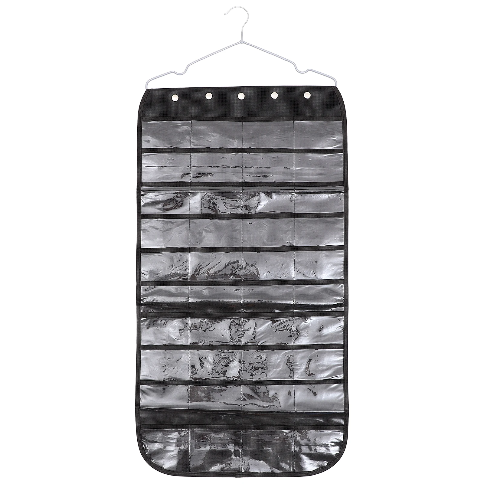 

Transparent PVC Jewelry Storage Bag Door ganizer Hanging Women Earring Necklace Bracelet Storage Display Accessories Holder