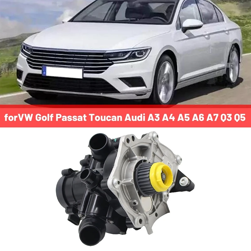 

1 Piece 06K121600C Water Pump Thermostat Housing Assembly Water Pump Assembly For VW Golf Passat Toucan A3 A4 A5 A6 A7 Q3