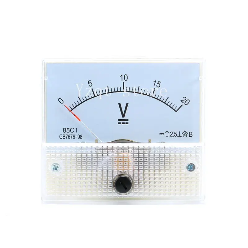 

DC pointer voltage meter head 85C1 type 5V 10V 20V 30V 50V 100V 200V 300V