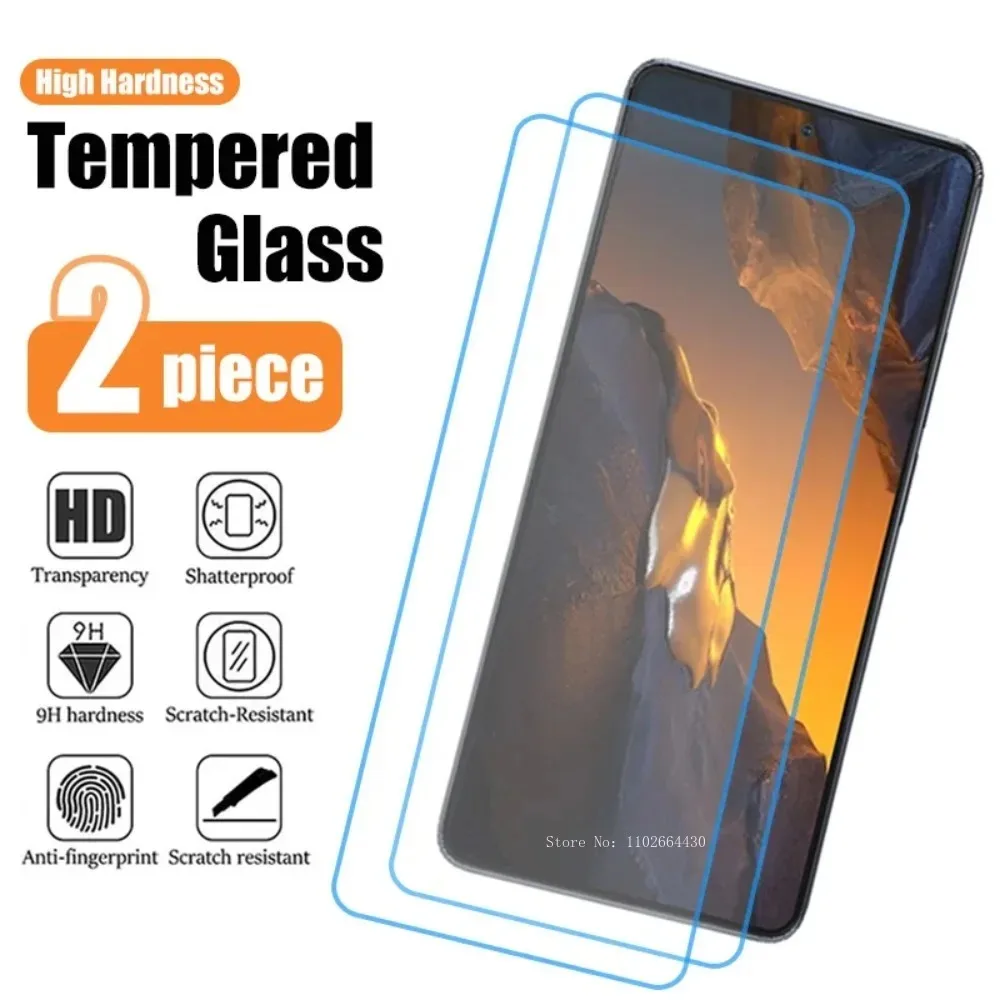 

2 шт. закаленное стекло для Xiaomi Poco X6 F6 F5 X5 X3 F4 F3 M5S Pro GT NFC Защитная пленка для экрана Poco X4 M6 M5 M4 M3 F2 Pro 5G