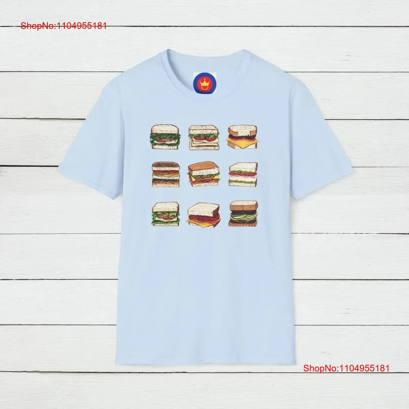 Camiseta tipo sándwich para amantes de los alimentos, diseño divertido, cocina americana clásica, ropa rápida Retro para comida, vintage, lavada, cómoda