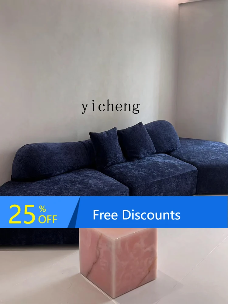 

ZC natural marble ornament base stone high and low display table edge corner bedside table