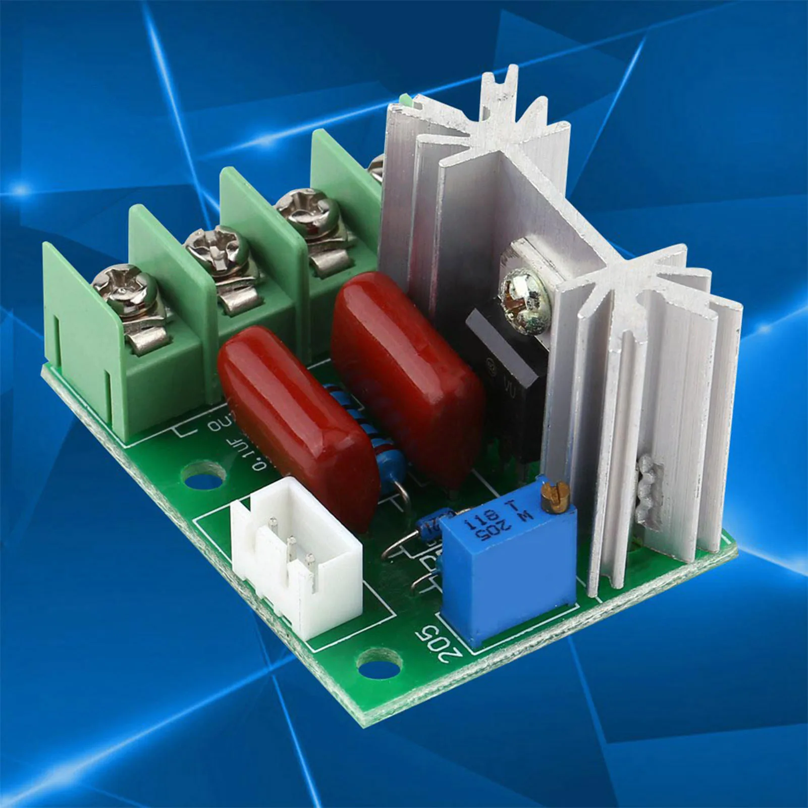 Regulador de tensão elétrica scr ac 50-220v 2000w, controlador de temperatura/velocidade do motor, dimmer de luz, controlador scr, controlador de velocidade