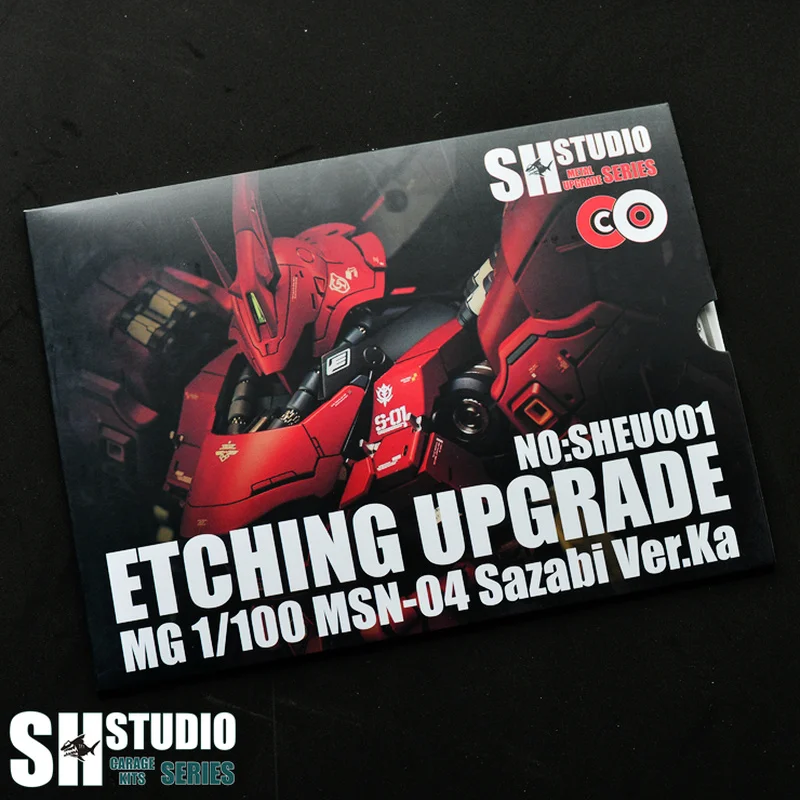 SUIT SH STUDIO 1/100 MG SAZABI Ver.Ka Etching Upgrade Special Metal Action Figure Model Detail Modification Repair