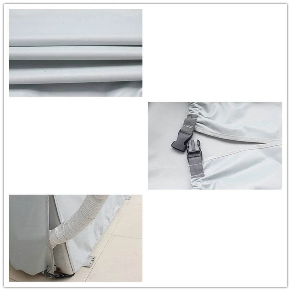 

Air Conditioning Covers Outdoor 78x55x28cm Polyester Easy Clean Weatherproof Grey Color Options Conditioner Cover