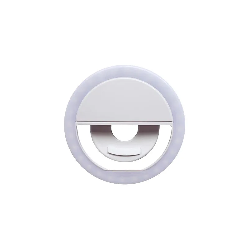 

Portable Clip-on Ring Light for Phone Selfies, 3-level Dimmable Brightness, Natural Beauty Enhancement, Suitable for Tablets, La