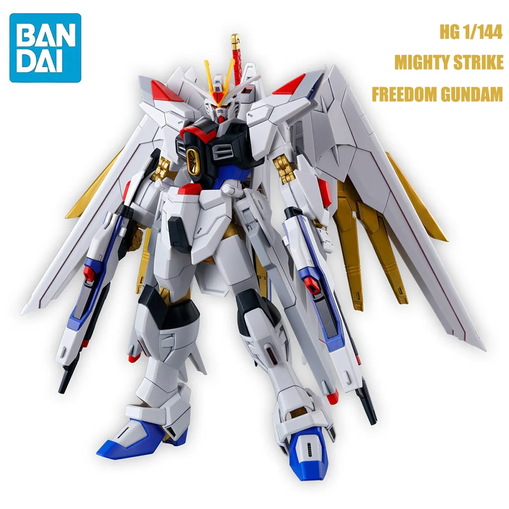 

BANDAI HG 1/144 Gundam SEED FREEDOM MIGHTY STRIKE FREEDOM GUNDAM Assembly Models Ver. Anime Action Figures Model Collection Toy