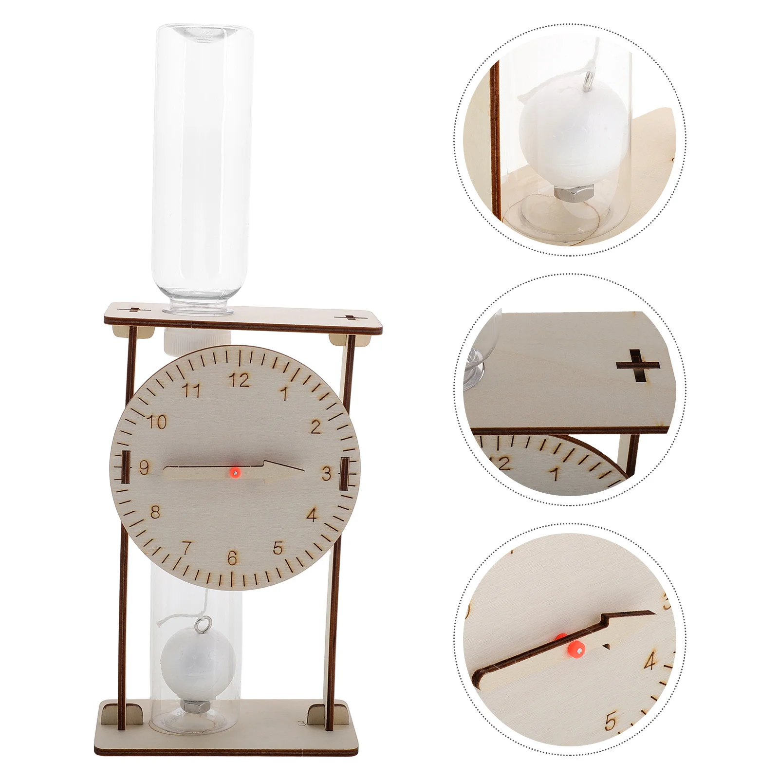 

1Set DIY Water Clock Versatile Learning Tool Home School Educational Settings Sparking Interest Scientific