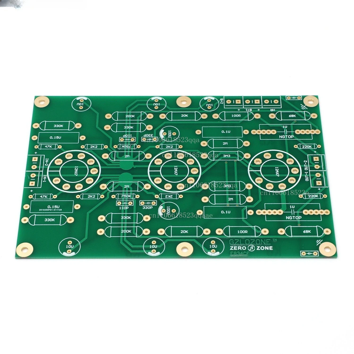 E834 Vacuum Tube Header Amplifier PCB- (MM Singing) Reference EAR834 Circuit