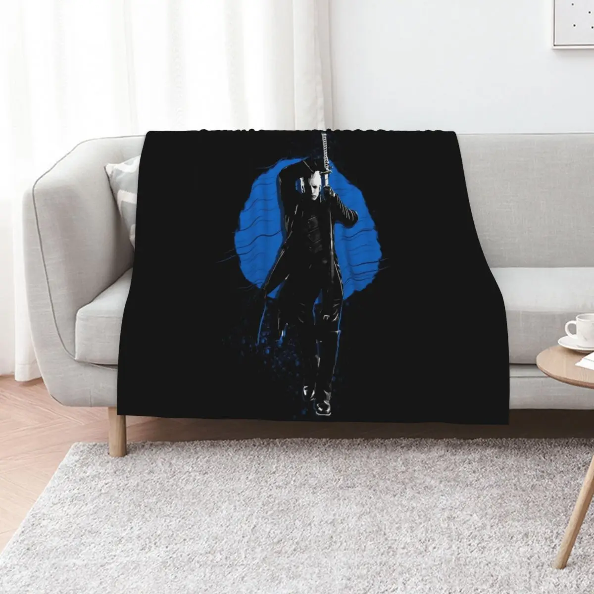 Vergil - Devil May Cry Throw Blanket Decorative Sofas Luxury sofa bed Sofa Quilt heavy to sleep anime Blankets