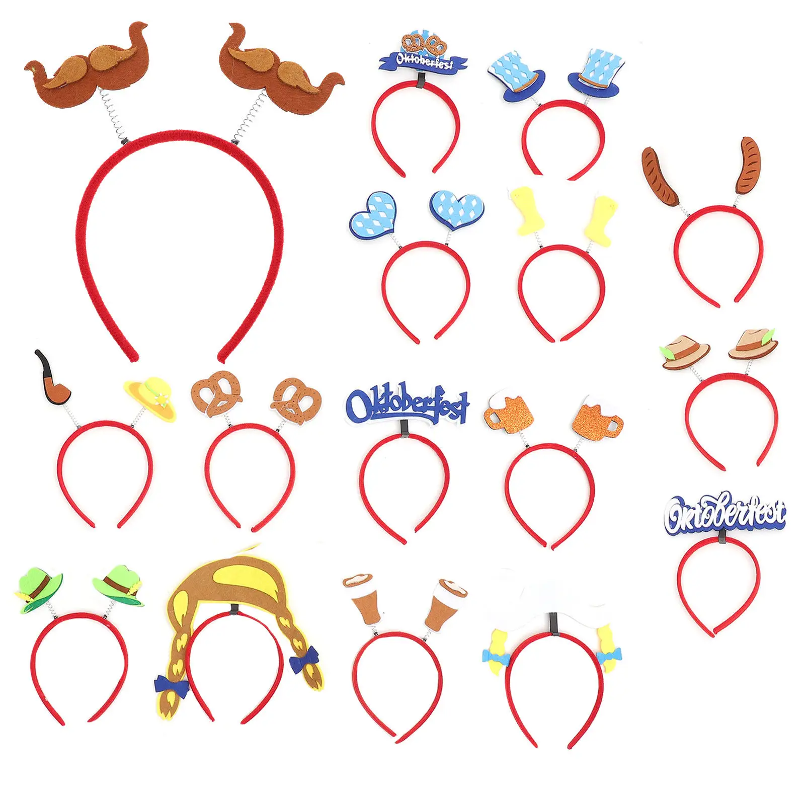 

16 шт. фетровых головных уборов в виде пивных бутылок для женщин, аксессуары для Октоберфеста, забавные головные уборы для девочек, реквизит для фото на Хэллоуин и фестивали