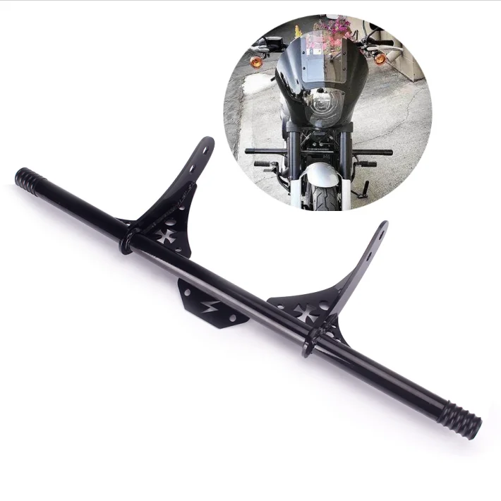 

Motorcycle Highway Engine Guard Support Crash Bar Bumper Falling Protection for Harley Dyna Street Bob Low Rider FXR 2003-Up