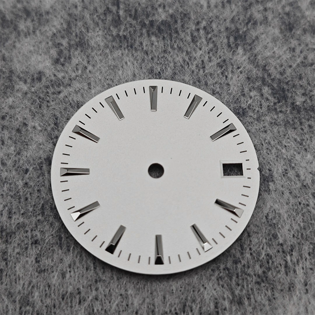 28.5mm Watch Dial Stripes Sunburst Watch Face Modified Simple Watch Accessories for NH35/ NH36 / 7S Movement