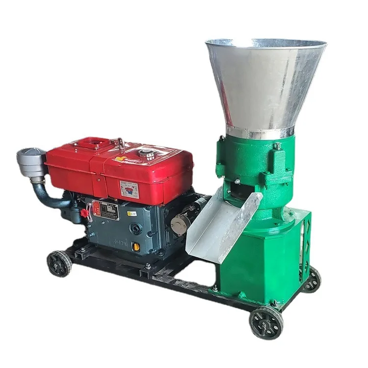 New Fully Automatic Small Household Feed Pellet Machine for Cows Sheep Fish 200kg/h Capacity 220V/380V
