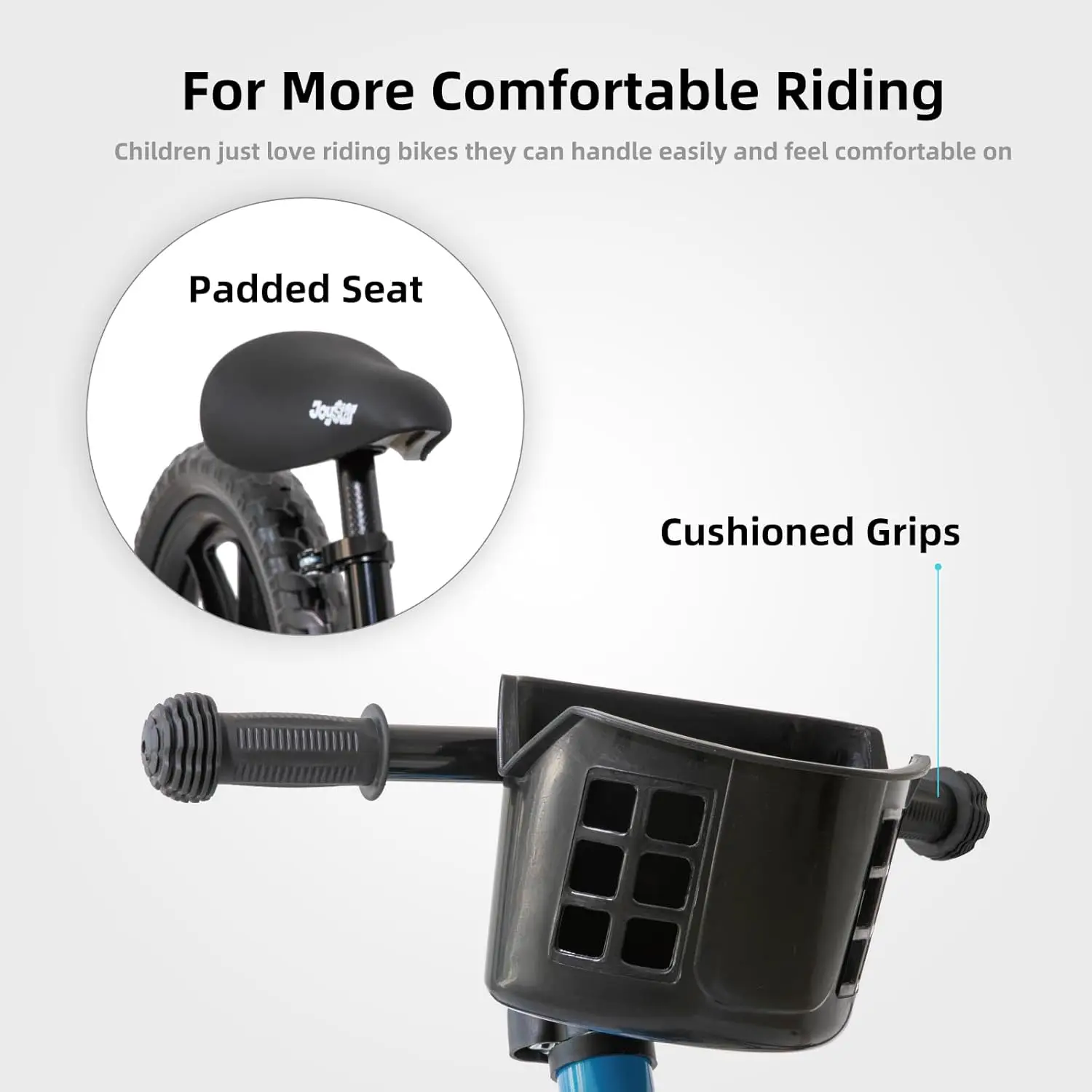 دراجة توازن للأطفال ، دراجات خفيفة الوزن للأطفال مع مسند للقدمين ومقود ، 12 شهرًا ، 14 "، 18 شهرًا إلى 5 سنوات للأولاد والبنات