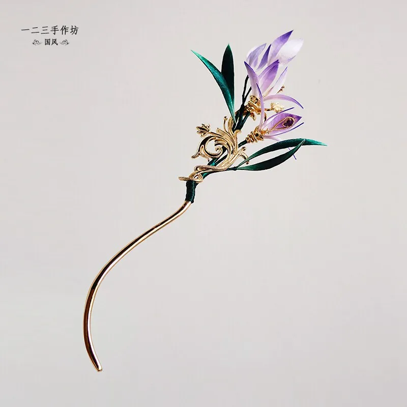 original-design-chinese-intangible-heritage-handmade-velvet-hairpin-new-chinese-style-hair-accessory