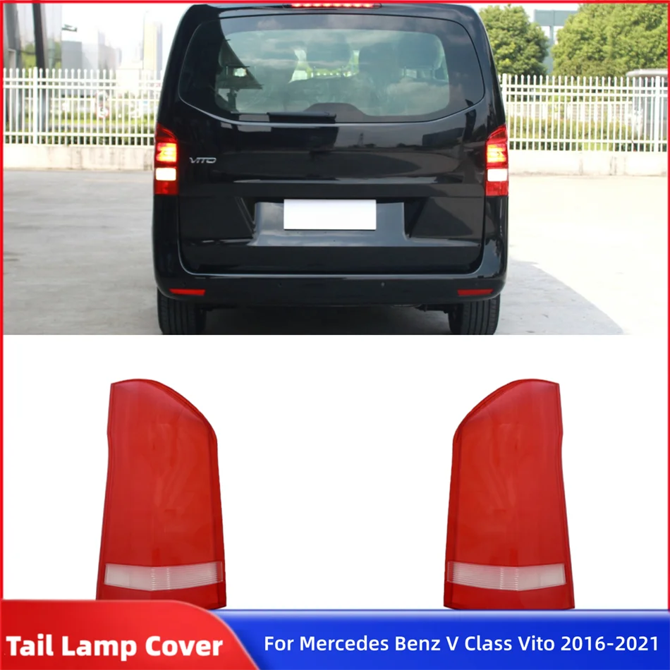 

For Mercedes Benz V Class Vito V260 2016 2017 2018 2019 2020 2021 Car Rear Light Accessories Turn Signal Light Cover Lampshade