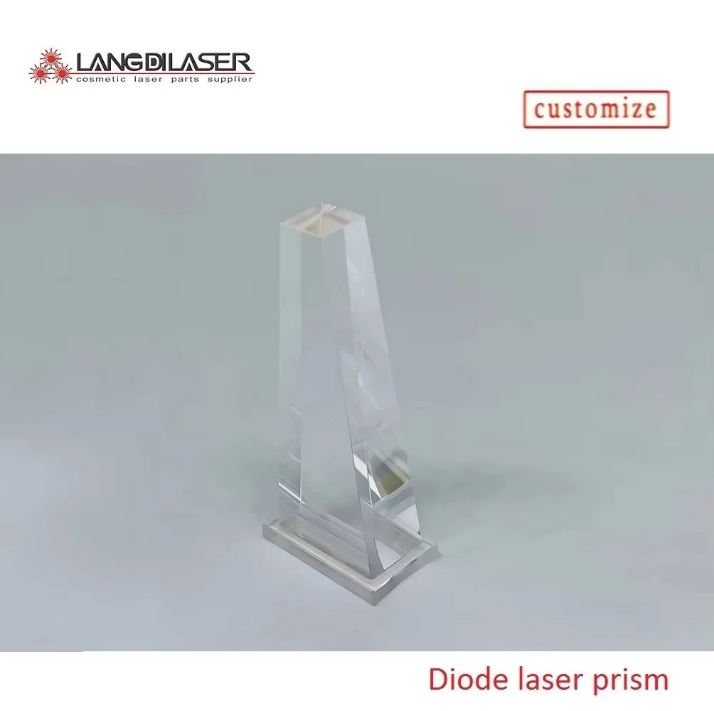 

Glued Diode Laser Prism Crystal Prism : 65*25(10)*14(10)mm + Cylindrical Mirror : 30*18*3.4mm